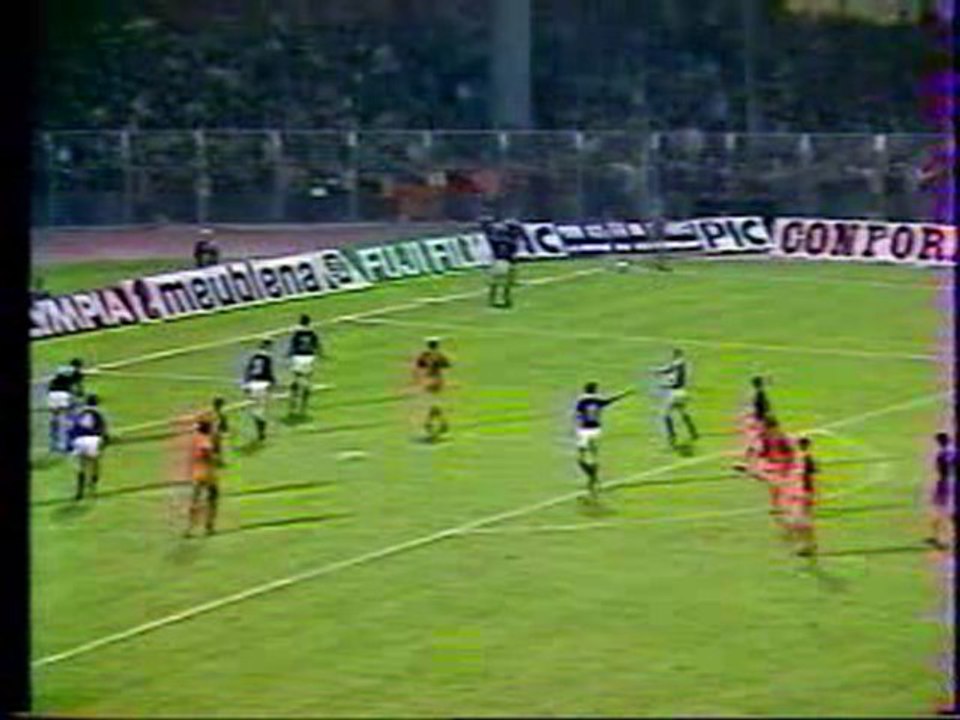 Coupe UEFA 83-84 Laval - Austria Vienne (but de Sene)