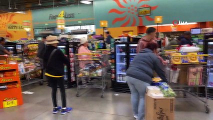 - ABD'yi korona virüsü paniği sardı- Marketlere hücum eden halk, rafları boşalttı- İşletmeler kapanma noktasına geldi