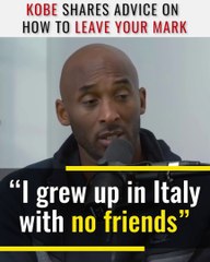 Kobe Bryant - Advice On How To Leave Your Mark  |  Goalcast