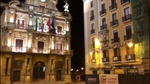 Aplausos en Pamplona durante la crisis del coronavirus