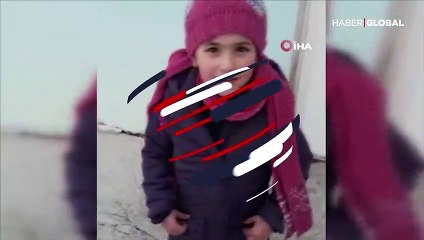 Küçük Miray'ın virüs önlemleri herkesi gülümsetti