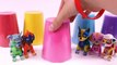 Learn Colors With Kinetic Sands Cups Paw Patrol Mighty Pups Kinder Surprise Toys For Kids