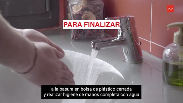 Medidas de higiene para el hogar del enfermo por coronavirus