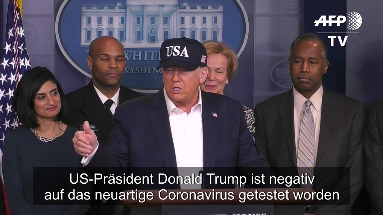 Trump nicht mit Coronavirus infiziert