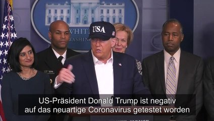 Trump nicht mit Coronavirus infiziert