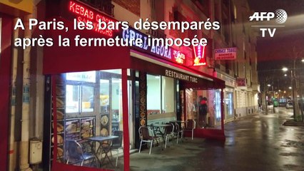 Coronavirus: les bars à Paris désemparés face à la fermeture imposée