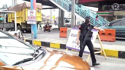 #MMLockdown: Situation at the eastern borders of Metro Manila Sunday, March 15