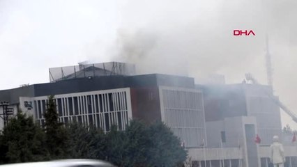 TEKİRDAĞ Otel çatısında çıkan yangın panik yarattı