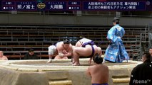 Terunofuji vs Daishoho - Haru 2020, Juryo - Day 1