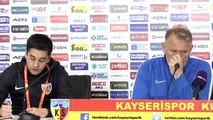 Hes Kablo Kayserispor - BtcTurk Yeni Malatyaspor maçının ardından