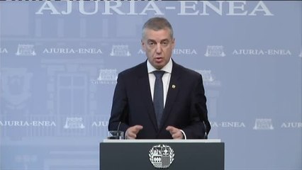 Urkullu: "Vamos a cumplir el decreto con responsabilidad"