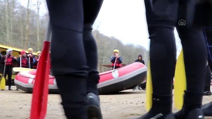 Melen Çayı'nda hafta sonu yoğunluğu