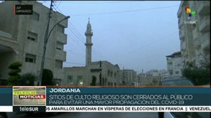 Jordania: sitios de culto religioso cerrarán para ser desinfectados
