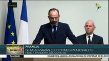 Francia celebrará elecciones municipales pese a pandemia del COVID-19