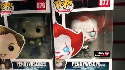 It Movie Pennywise Demonic Funhouse Funko Pop ,Gamestop Exclusive and No Makeup Vinyl