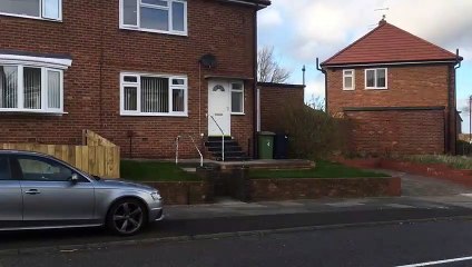 Footage of Helvellyn Road in Sunderland after an incident