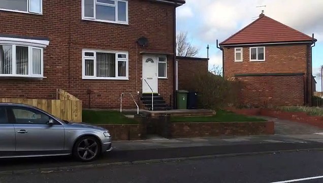 Footage of Helvellyn Road in Sunderland after an incident