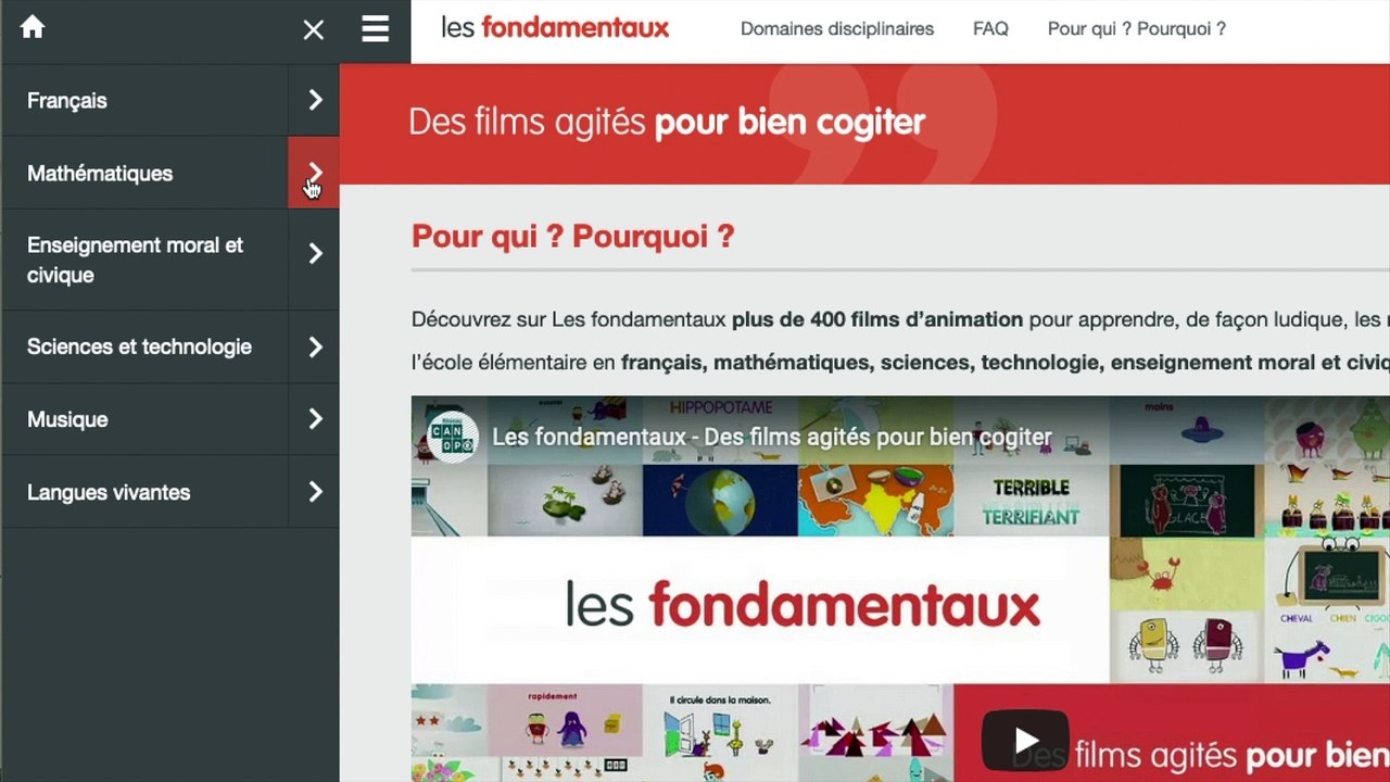 Ressources numériques depuis l'ENT Colibri