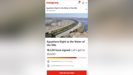 المصريون بالخارج يعزفون سيمفونية لدعم حق مصر في مياه النيل