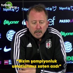 Sergen Yalçın: "Şampiyonluk umutlarımız zaten azdı"