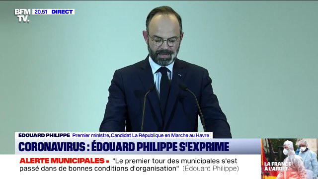 Édouard Philippe: Le premier tour des élections municipales s'est passé dans de bonnes conditions