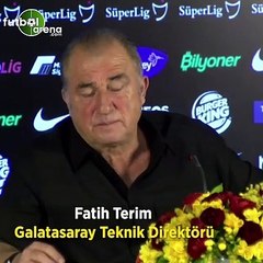 Fatih Terim: "Sen niye bana soruyorsun bunu bana TFF soracak!"