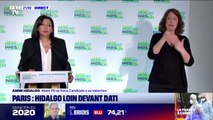 Municipales: en tête à Paris, Anne Hidalgo salue