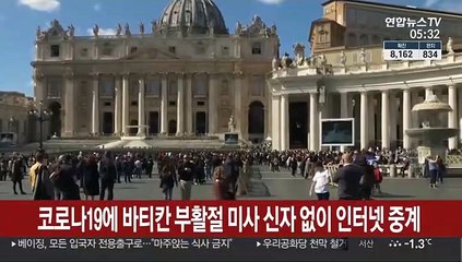 코로나19에 바티칸 부활절 미사 신자 없이 인터넷 중계