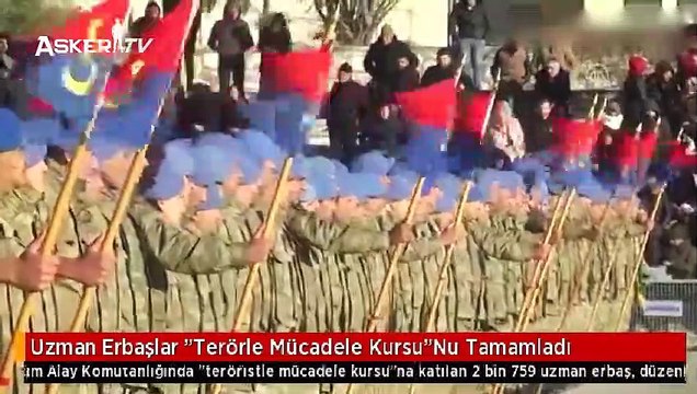 Uzman Erbaşlar Terörle Mücadele Kursunu Bitirdi