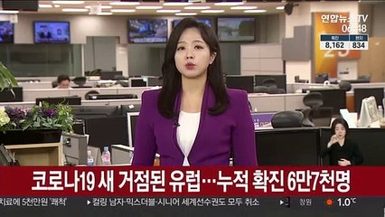 코로나19 새 거점된 유럽…누적 확진 6만 7천명