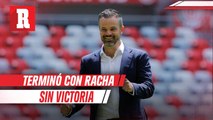 Rafael Puente logró ganar después de 12 partidos sin victoria