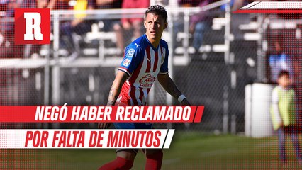 Chicote Calderón negó haber reclamado por falta de minutos