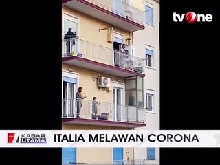 Negaranya di-Lockdown, Warga Italia Saling Dukung