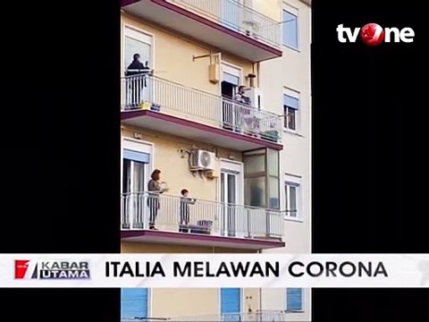 Negaranya di-Lockdown, Warga Italia Saling Dukung