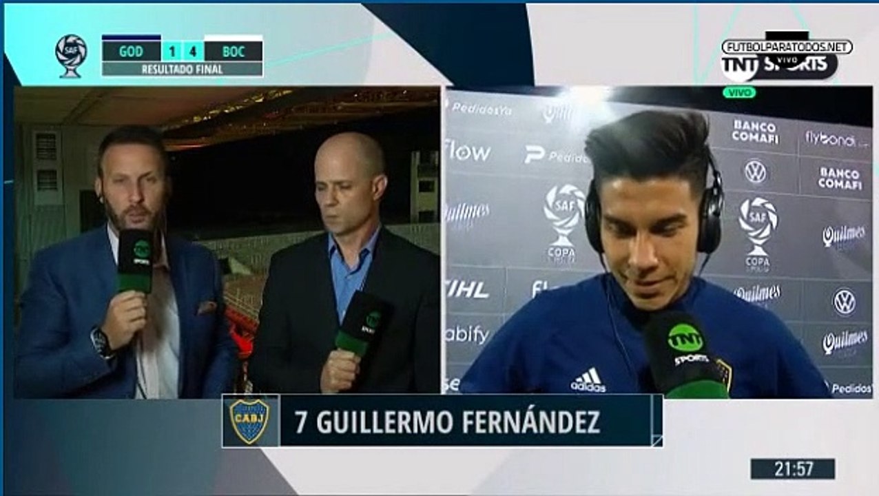 Despues de la victoria de boca habla guillermo fernandez el #7 (Parte)