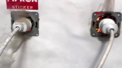 ANTALYA Yangını anında söndüren sticker ve cordlar