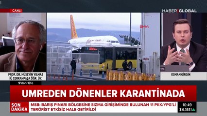 Umreden dönenler neden hastanede değil?
