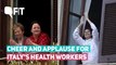 Coronavirus Pandemic: Italy Residents Applaud Health Workers From Balconies