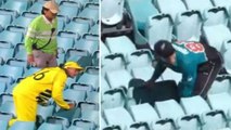 Aus vs NZ ODI : Realising value Of Fans | Players Fetch Ball From Empty Stands, TROLLS