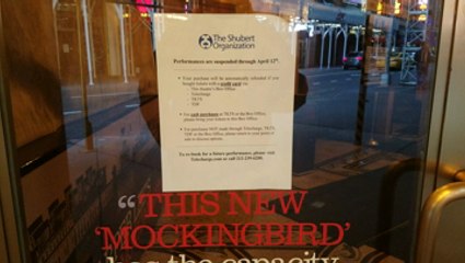 Broadway closed during social distancing