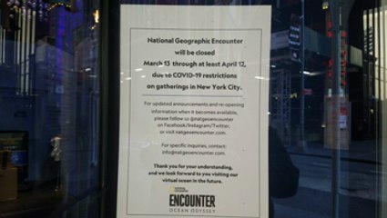 Broadway closed during social distancing