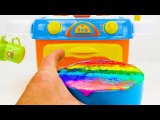 ¡Aprenda Formas, Colores y Números para Niños con un Pastel de Cumpleaños de Juguete y Tayo-