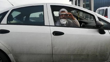 Görüntü İstanbul'dan! Tulum giyip maske ve gözlük takarak trafiğe çıktılar