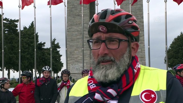 Düzce'den 'Şehitler Diyarı'na 515 kilometre pedal çevirdiler - ÇANAKKALE