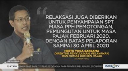 Antisipasi Dampak Virus Corona,  <i>Deadline</i> SPT Pajak Diperpanjang