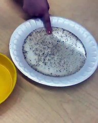 Réaction avec et sans savon face au virus : lavez-vous les mains !