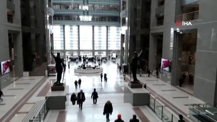 Adliyede korona virüs önlemi