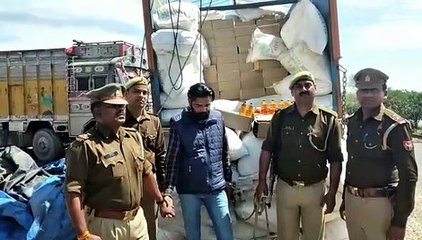 शामलीः पुलिस की बड़ी कार्रवाई, 41 लाख कीमत की 900 पेटी शराब जब्त