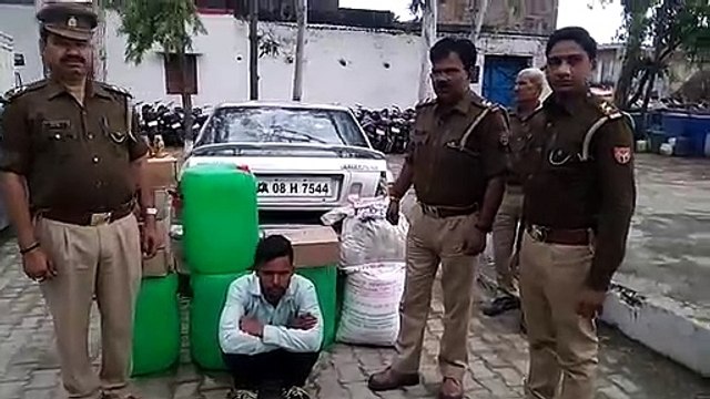 शामली: कार में जहरीली शराब के साजोसामान के साथ तस्कर गिरफ्तार
