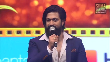 KGF Yash Dynamic Speech After Winning Best Actor Award From Megastar Chiranjeevi